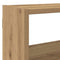 vidaXL Wall Cube Shelf 7 Compartments Artisian Oak Engineered Wood