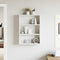 vidaXL Wall Shelf White 43x9x60 cm Engineered Wood