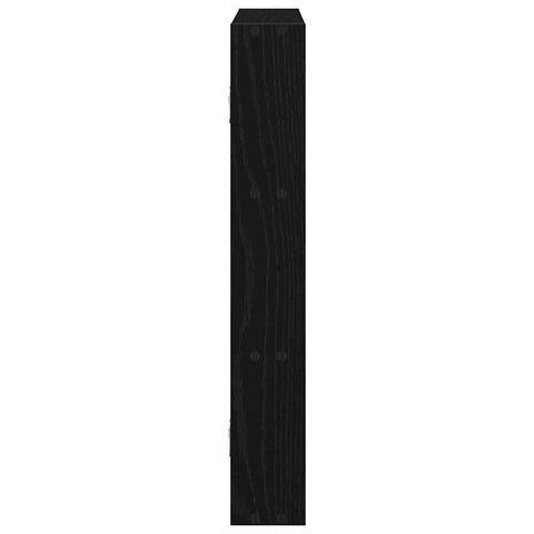 vidaXL Wall Shelf Black 43x9x60 cm Engineered Wood