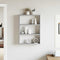 vidaXL Wall Shelf Grey Sonoma 43x9x60 cm Engineered Wood