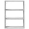 vidaXL Wall Shelf Grey Sonoma 43x9x60 cm Engineered Wood