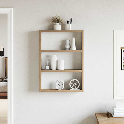 vidaXL Wall Shelf Artisan Oak 43x9x60 cm Engineered Wood