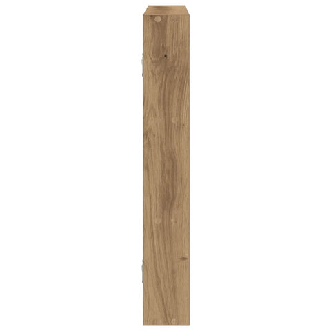 vidaXL Wall Shelf Artisan Oak 43x9x60 cm Engineered Wood