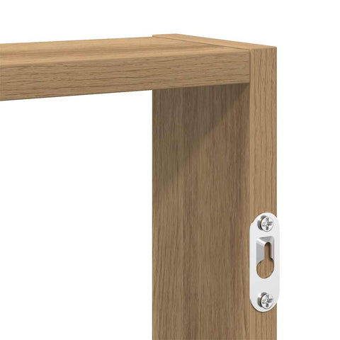 vidaXL Wall Shelf Artisan Oak 43x9x60 cm Engineered Wood
