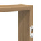 vidaXL Wall Shelf Artisan Oak 43x9x60 cm Engineered Wood