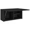 vidaXL Bathroom Wall Cabinet Black 60x25x30 cm Engineered Wood