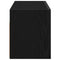 vidaXL Bathroom Wall Cabinet Black 60x25x30 cm Engineered Wood