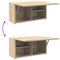 vidaXL Bathroom Wall Cabinet Sonoma Oak 60x25x30 cm Engineered Wood
