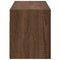 vidaXL Bathroom Wall Cabinet Brown Oak 60x25x30 cm Engineered Wood