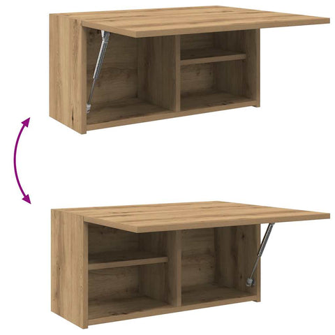 vidaXL Bathroom Wall Cabinet Artisan Oak 60x25x30 cm Engineered Wood