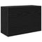 vidaXL Bathroom Wall Cabinet Black 60x25x40 cm Engineered Wood