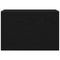 vidaXL Bathroom Wall Cabinet Black 60x25x40 cm Engineered Wood