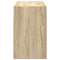 vidaXL Bathroom Wall Cabinet Sonoma Oak 60x25x40 cm Engineered Wood