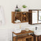 vidaXL Bathroom Wall Cabinet Old Wood 60x25x40 cm Engineered Wood