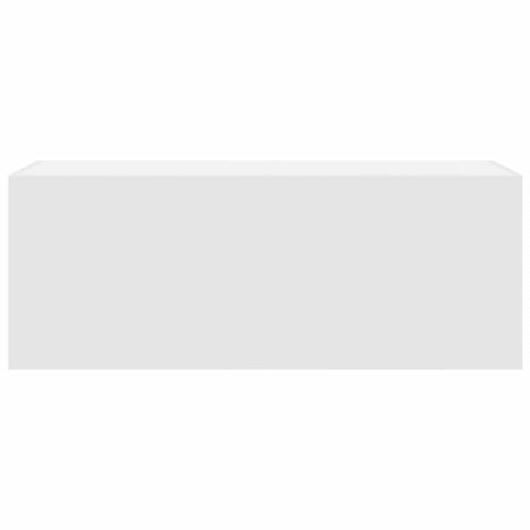 vidaXL Bathroom Wall Cabinet White 80x25x40 cm Engineered Wood
