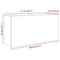 vidaXL Bathroom Wall Cabinet White 80x25x40 cm Engineered Wood