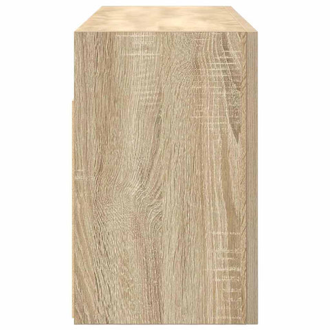 vidaXL Bathroom Wall Cabinet Sonoma Oak 80x25x40 cm Engineered Wood