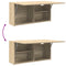 vidaXL Bathroom Wall Cabinet Sonoma Oak 80x25x40 cm Engineered Wood