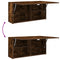 vidaXL Bathroom Wall Cabinet Smoked Oak 80x25x40 cm Engineered Wood