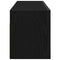 vidaXL Bathroom Wall Cabinet Black 100x25x30 cm Engineered Wood