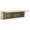 vidaXL Bathroom Wall Cabinet Sonoma Oak 100x25x30 cm Engineered Wood