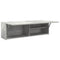 vidaXL Bathroom Wall Cabinet Concrete Grey 100x25x30 cm Engineered Wood