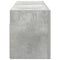 vidaXL Bathroom Wall Cabinet Concrete Grey 100x25x30 cm Engineered Wood