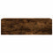 vidaXL Bathroom Wall Cabinet Smoked Oak 100x25x30 cm Engineered Wood