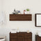 vidaXL Bathroom Wall Cabinet Brown Oak 100x25x30 cm Engineered Wood