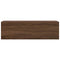 vidaXL Bathroom Wall Cabinet Brown Oak 100x25x30 cm Engineered Wood