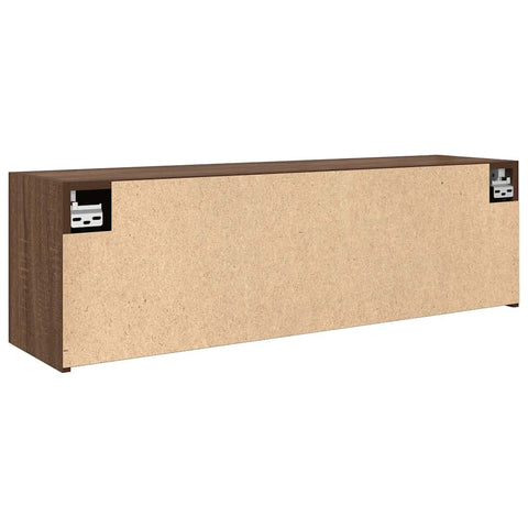 vidaXL Bathroom Wall Cabinet Brown Oak 100x25x30 cm Engineered Wood