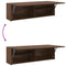 vidaXL Bathroom Wall Cabinet Brown Oak 100x25x30 cm Engineered Wood