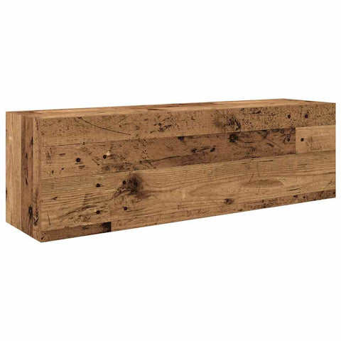 vidaXL Bathroom Wall Cabinet Old Wood 100x25x30 cm Engineered Wood