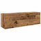 vidaXL Bathroom Wall Cabinet Old Wood 100x25x30 cm Engineered Wood