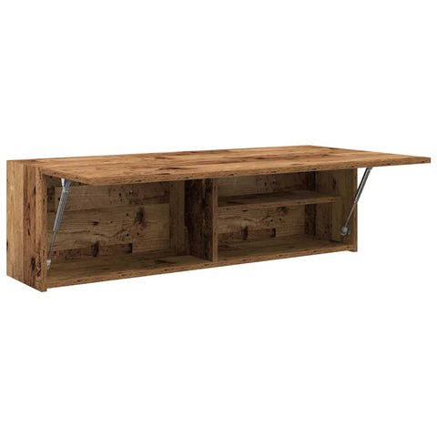 vidaXL Bathroom Wall Cabinet Old Wood 100x25x30 cm Engineered Wood