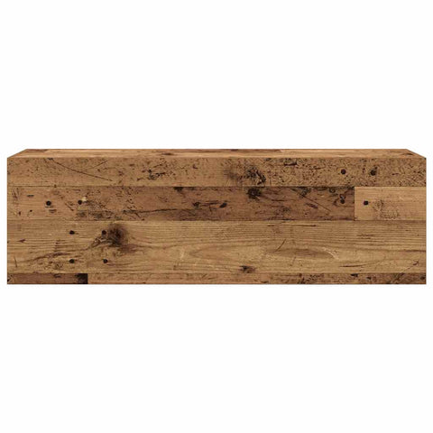 vidaXL Bathroom Wall Cabinet Old Wood 100x25x30 cm Engineered Wood