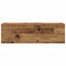 vidaXL Bathroom Wall Cabinet Old Wood 100x25x30 cm Engineered Wood
