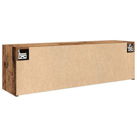 vidaXL Bathroom Wall Cabinet Old Wood 100x25x30 cm Engineered Wood