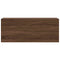 vidaXL Bathroom Wall Cabinet Brown Oak 100x25x40 cm Engineered Wood