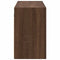 vidaXL Bathroom Wall Cabinet Brown Oak 100x25x40 cm Engineered Wood