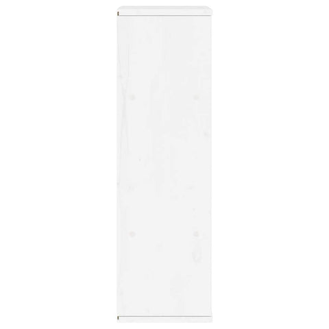 vidaXL Side Cabinet with Drawers ODDA White 40x24x79 cm Solid Wood Pine