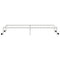 vidaXL Bed Frame without Mattress Foldable White 80x200 cm Steel