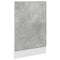 vidaXL 7 Piece Bathroom Furniture Set Lyon Concrete Grey Engineered Wood