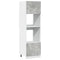 vidaXL 7 Piece Bathroom Furniture Set Lyon Concrete Grey Engineered Wood