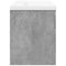 vidaXL Bathroom Sink Cabinet with Built-in Basin Concrete Grey