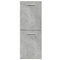vidaXL 5 Piece Bathroom Furniture Set Concrete Grey Engineered Wood