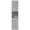 vidaXL 5 Piece Bathroom Furniture Set Concrete Grey Engineered Wood