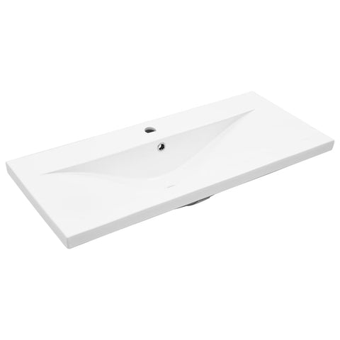 vidaXL 5 Piece Bathroom Furniture Set Concrete Grey Engineered Wood