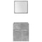 vidaXL 5 Piece Bathroom Furniture Set Concrete Grey Engineered Wood