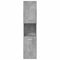 vidaXL 4 Piece Bathroom Furniture Set Concrete Grey Engineered Wood